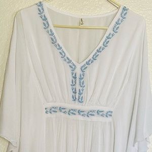 Boho Me White Long Dress size S